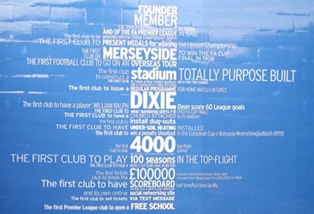 Everton Firsts